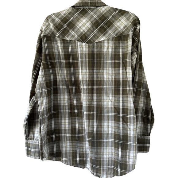 Vintage Ely Cattlemen L Pearl Snap Long Sleeve Button up. Western Shirt Size L - Picture 2 of 5